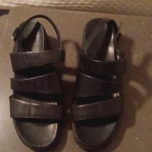 Rockport black sandals